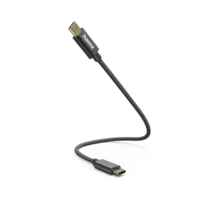 Hama charging cable, USB-C - USB-C, 0.2 m