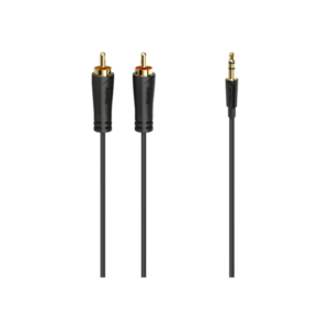 Hama audio cable, 3.5 mm jack - 2 RCA plugs,1.5 m