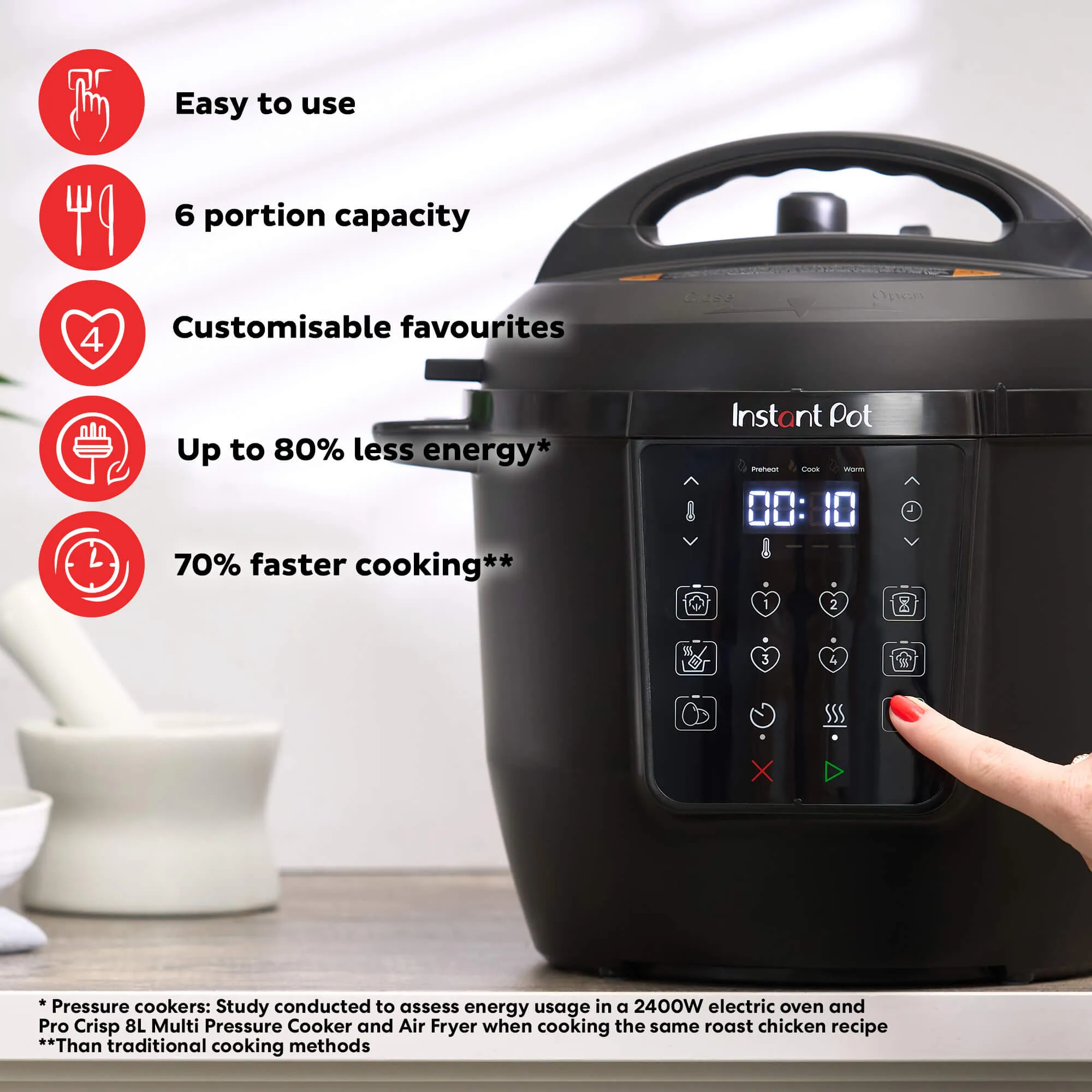 Instant Pot Multi-Cooker 5.7L black - Image 6