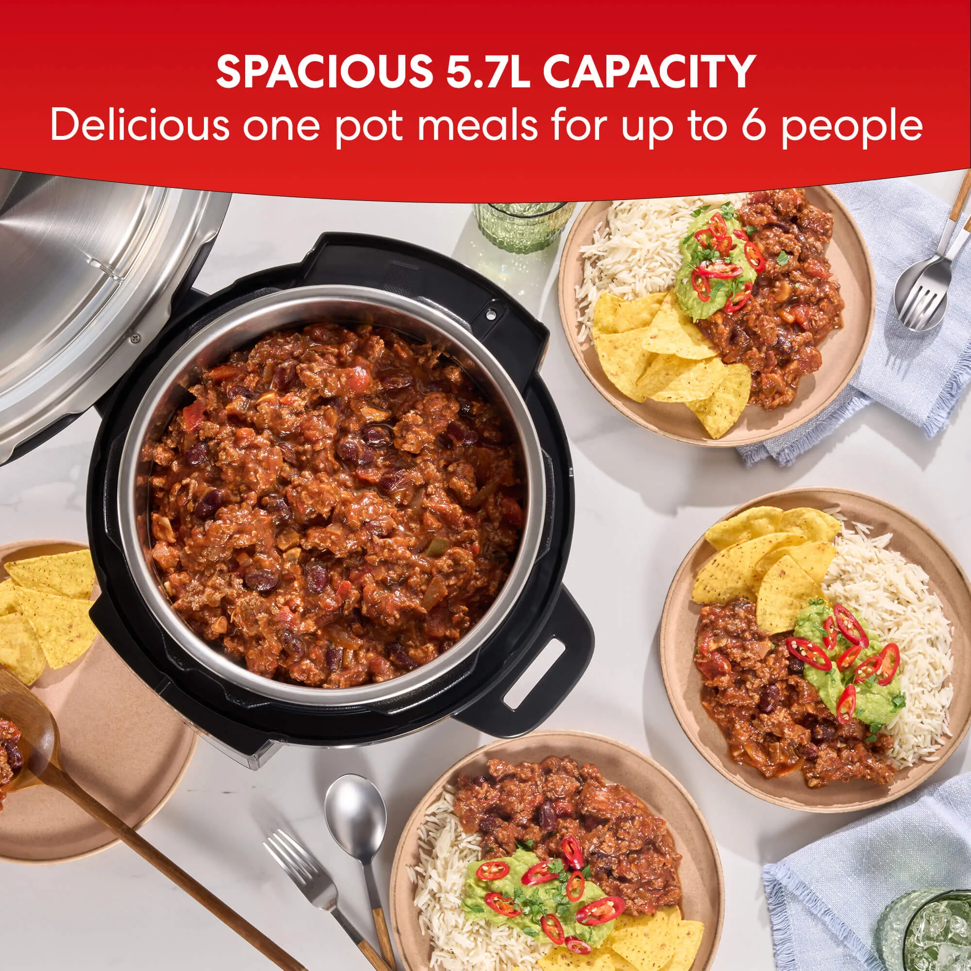 Instant Pot Multi-Cooker 5.7L black - Image 4
