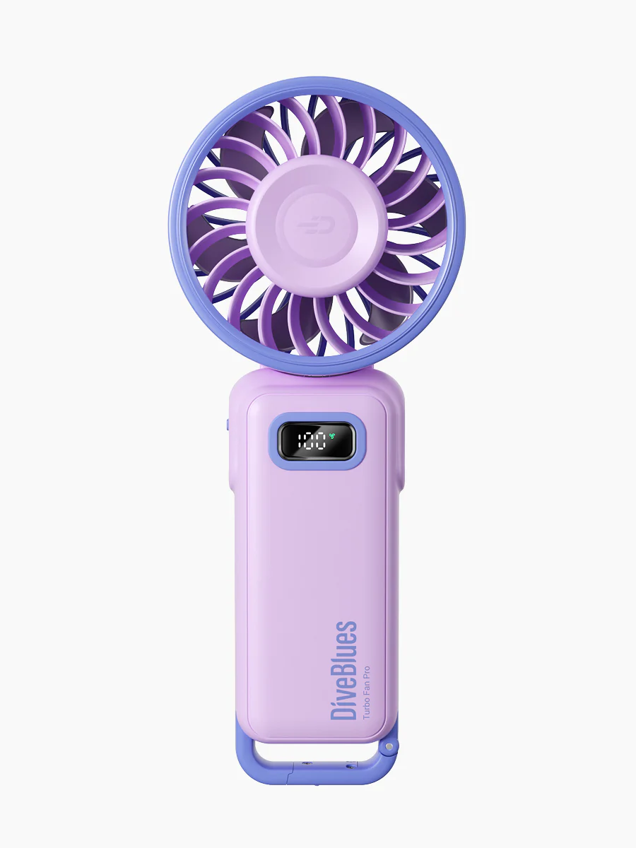 Diveblues Fanzy Handheld Fan Purple