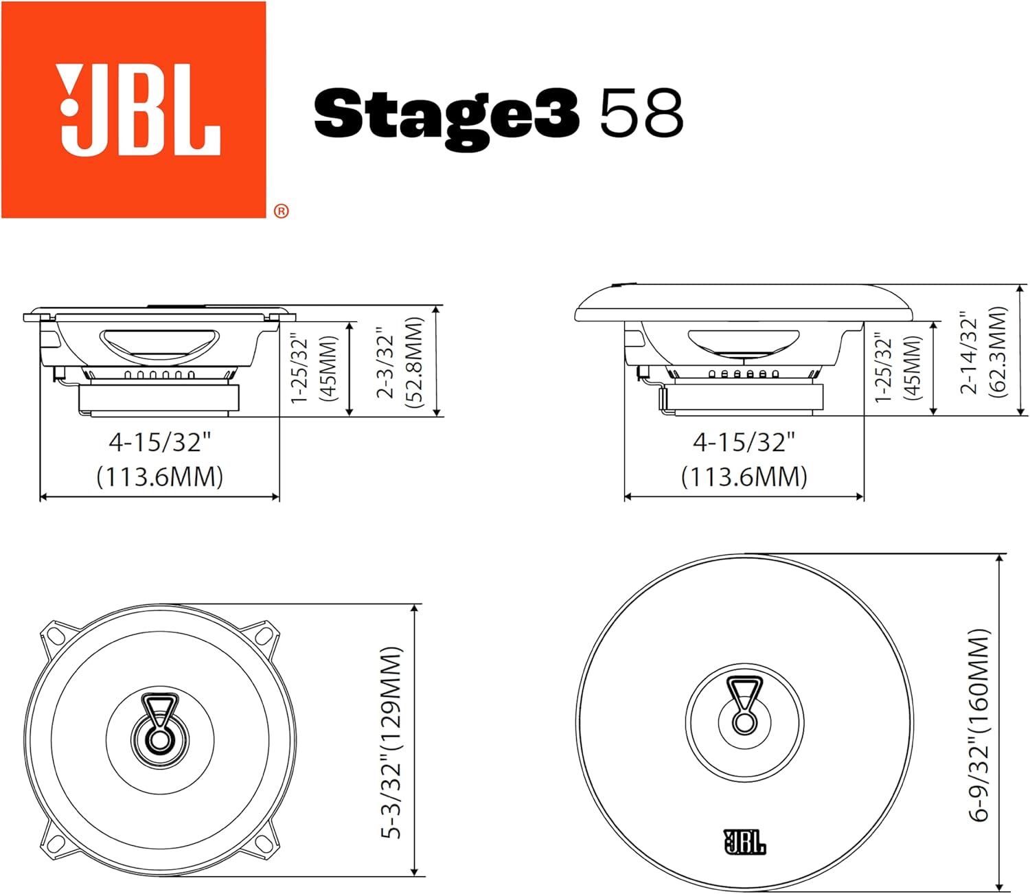 JBL STAGE3 GEN2 58 - Image 3