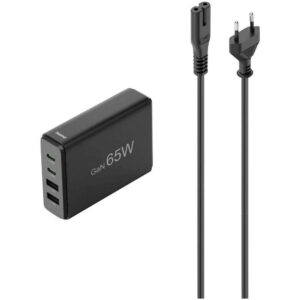 Hama 4-Port USB Charging Station, GaN, PD 65 W
