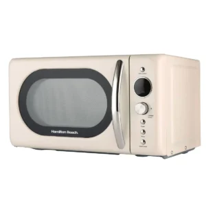 Hamilton Beach 20L Retro Cream Microwave